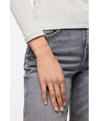 Solid Gold Satellite Bracelet