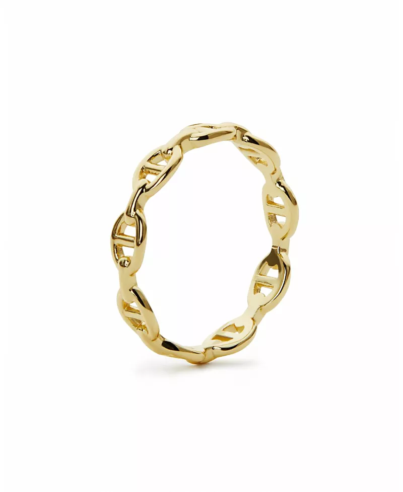 Ana Luisa Iver Anchor Chain Ring