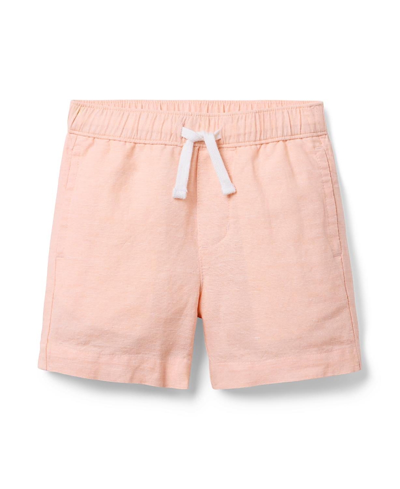Janie And Jack Linen-cotton Pull-on Short
