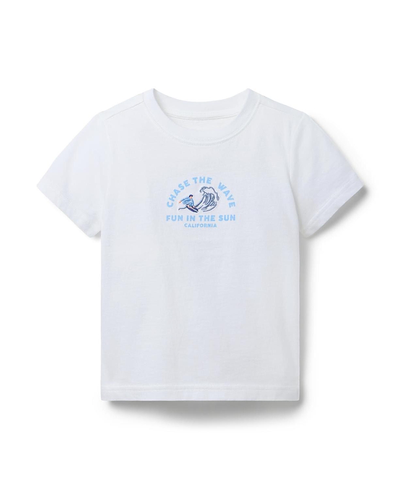 Janie And Jack Boys' Chase The Wave Tee - Baby
