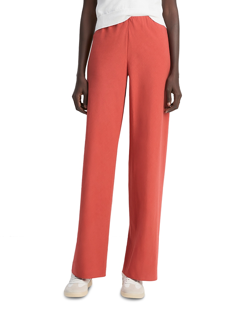 Vince Cotton Blend Wide Leg Pants