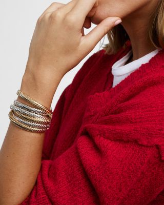 Two-Tone Double Cobra Bracelet