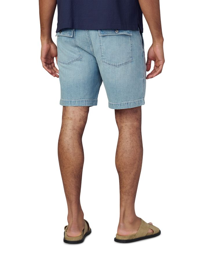 Utilitarian Regular Fit Chambray Shorts