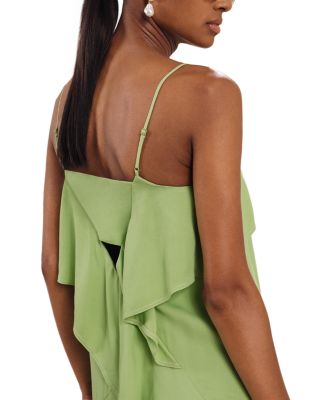 Alba Ruffled Midi Dress