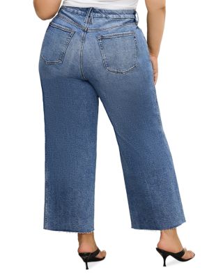 Good Skate Wide Cropped Jeans in Indigo978