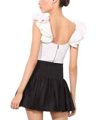 Tawny Ruffle Sleeve Bodysuit