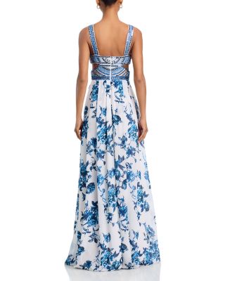 Annistyn Embellished Floral Gown