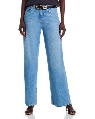 Alicent High-Rise Wide Leg in Light Ecru