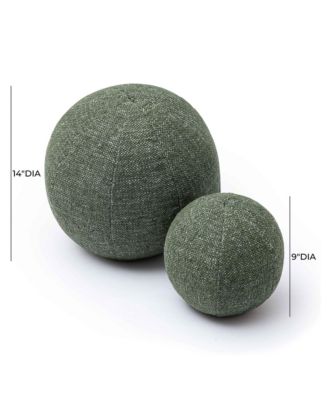Boba Textured Basketweave 9" Ball Pillow