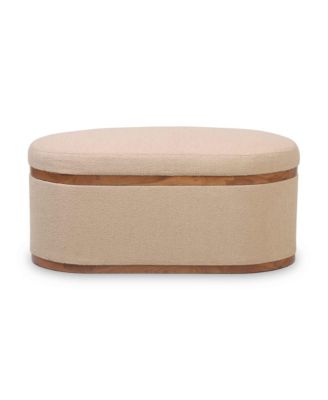 Olivier Oval Storage Ottoman