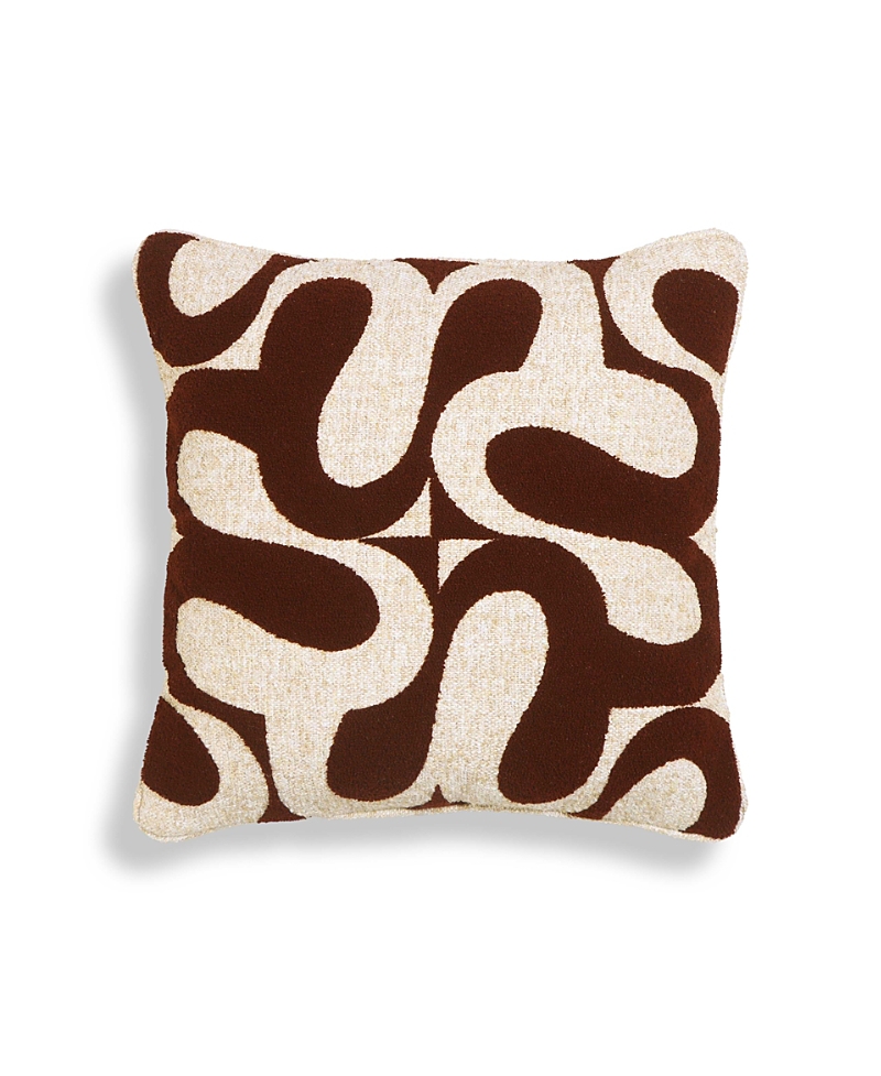 Tov Furniture Bonney Boucle 20 Square Accent Cushion In Brown