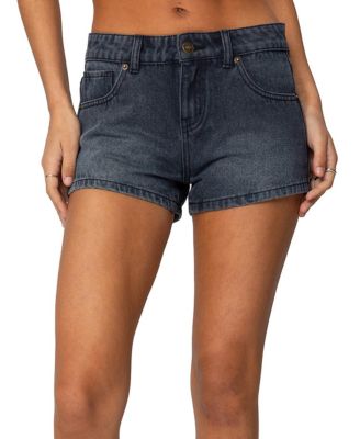 Edikted - Siobhan Mid Rise Denim Shorts