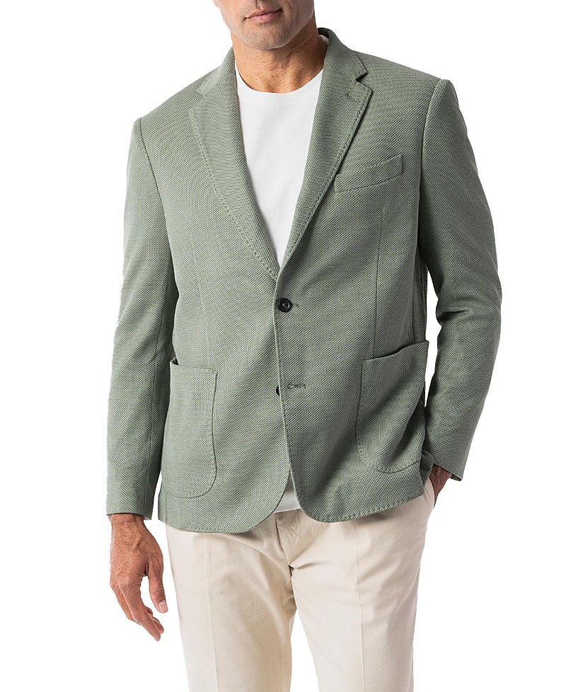 Robert Talbott Wright Textured Knit Blazer