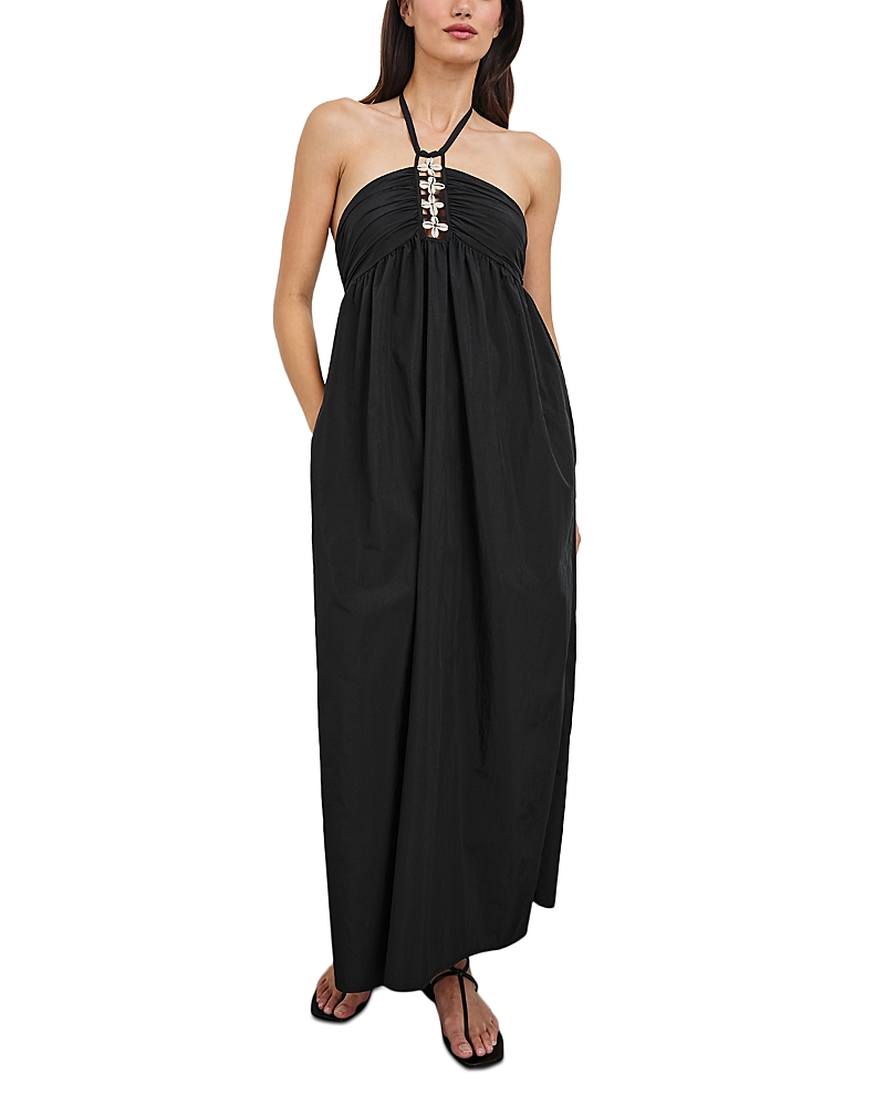 RAILS PALAZZO HALTER MAXI DRESS