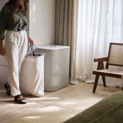 Tota Trio Luxe 90-liter Bamboo Laundry Separation Basket