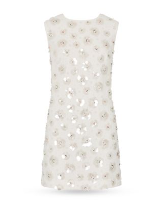 Ivette Fleur Paillette Shift Dress