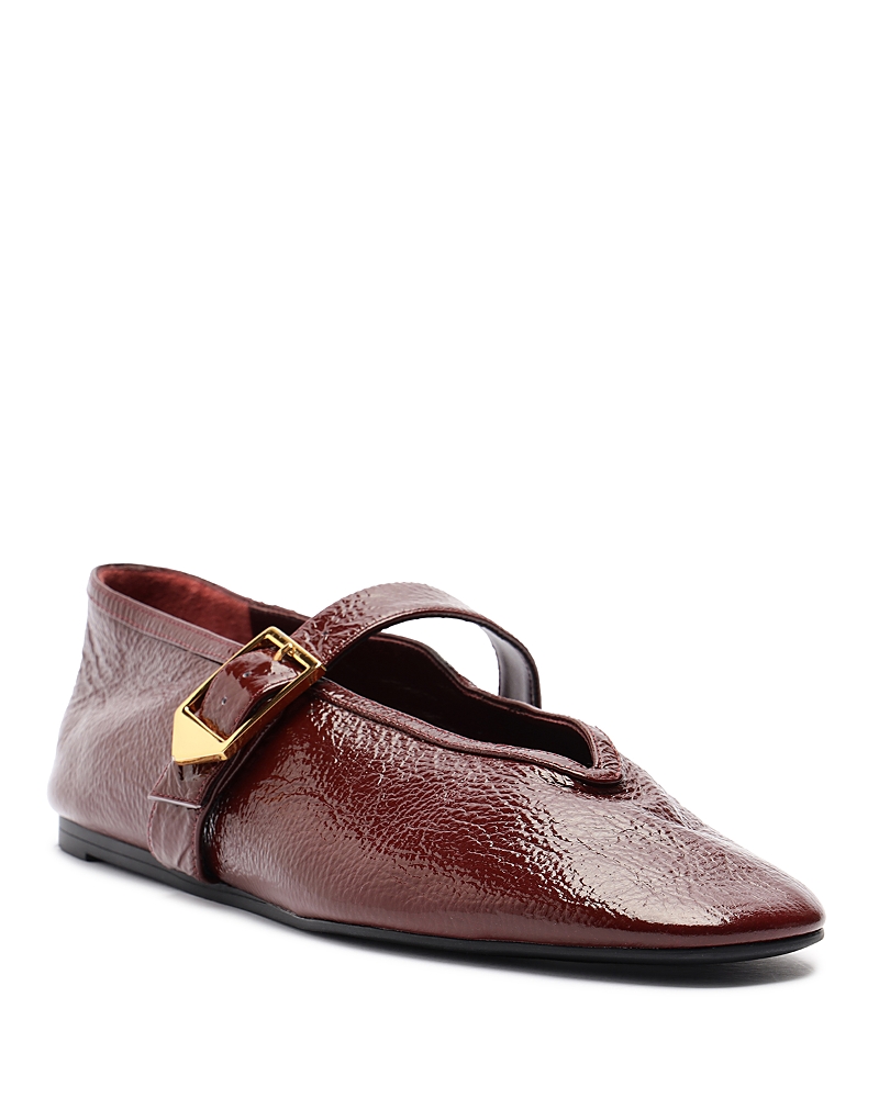 Schutz Women's Courtney Buckled Flats