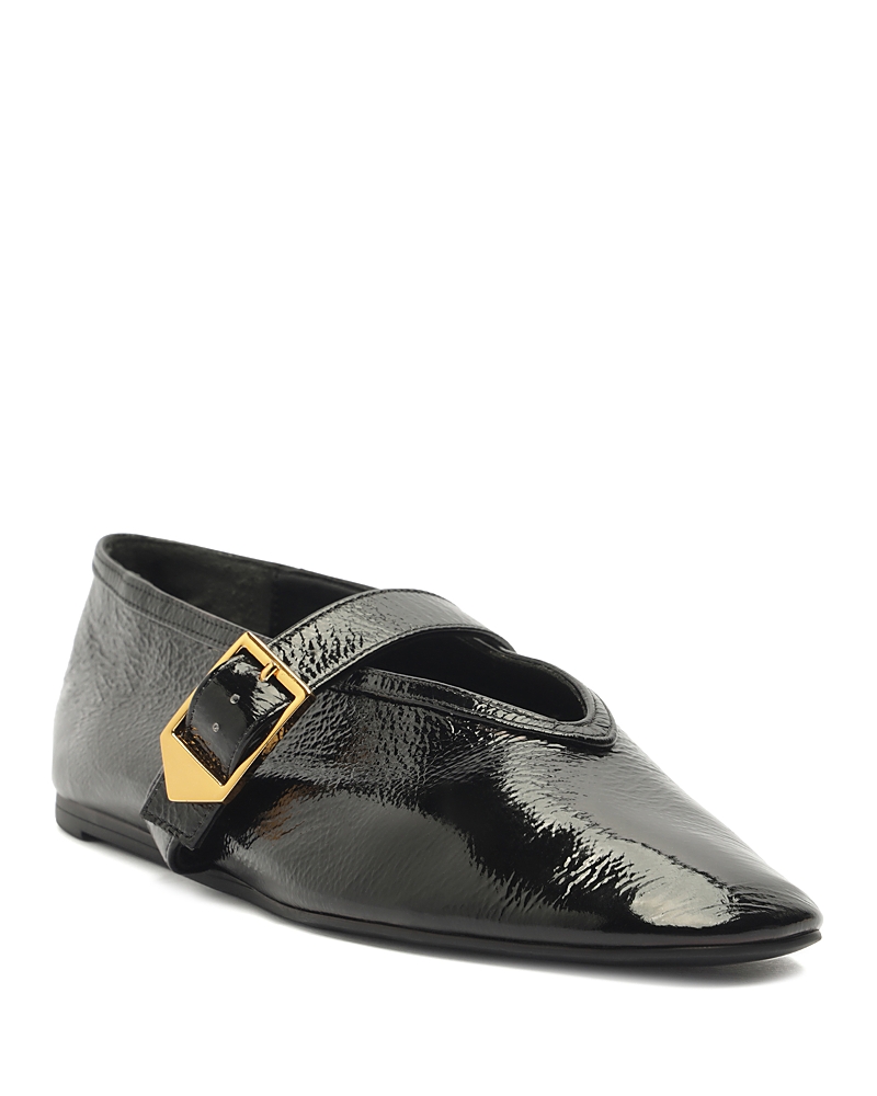 Schutz Women's Courtney Buckled Flats