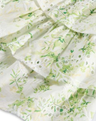 Girls' Cotton Voile Eyelet Print Skirt, Big Kid - Exclusive