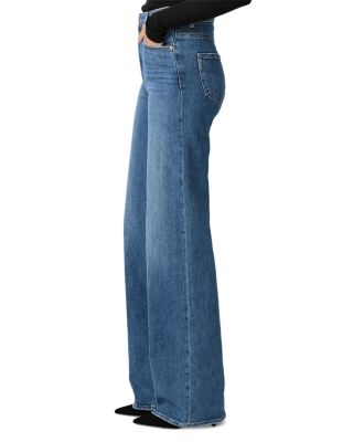Sasha High Rise Wide Jeans in Stefania Distressed