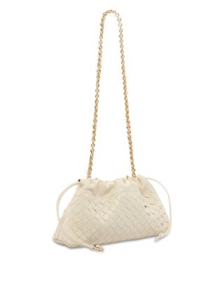 Dustbag Intrecciato Leather Shoulder Bag