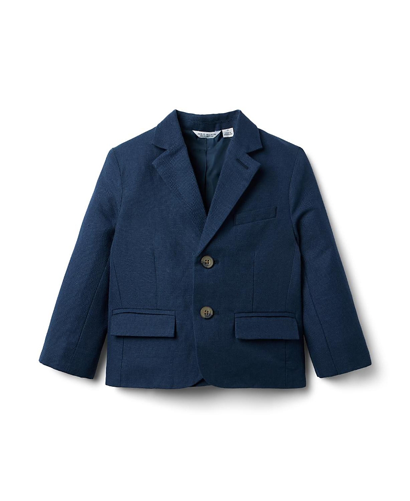 Janie And Jack Linen-cotton Blazer
