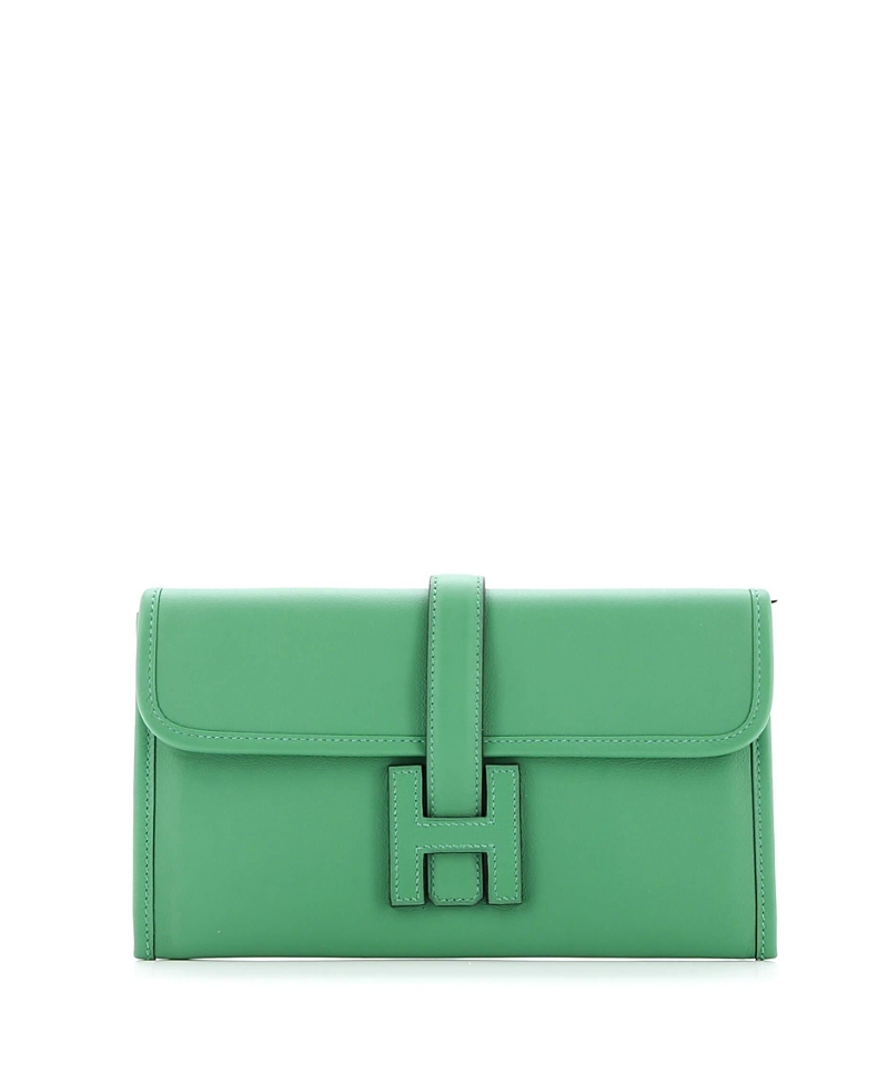 PRE-OWNED HERMES PRE-OWNED HERMES JIGE DUO CLUTCH SWIFT