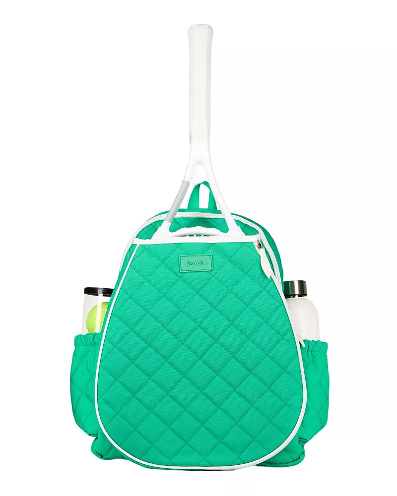 Ame & Lulu Game on Tennis Quilted Backpack