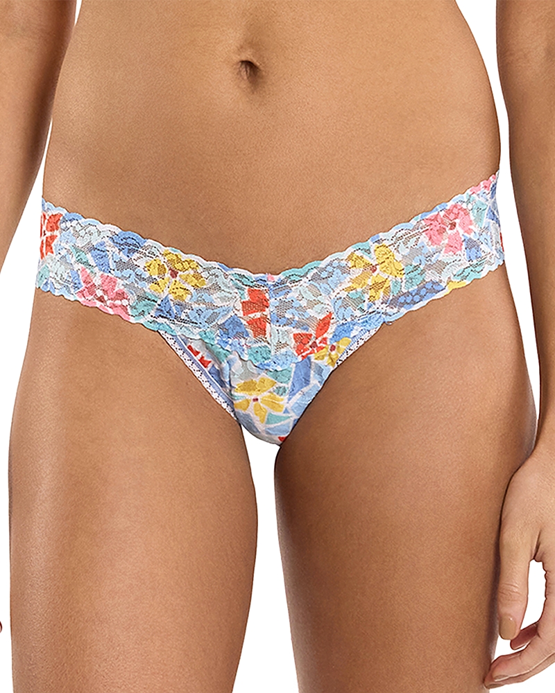 Hanky Panky Printed Signature Lace Low Rise Thong