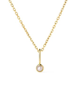 Solid Gold - Birthstone Necklace