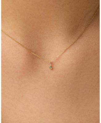 Solid Gold - Birthstone Necklace