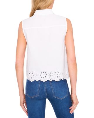 Eyelet Embroidery Top