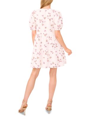 Tie Front Short Tiered Dress