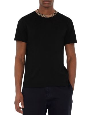 Burberry - Ryan Relaxed Fit Check Crewneck Tee