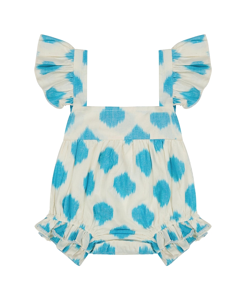 Mer St. Barth Girls' Chloe Romper - Baby In Blue
