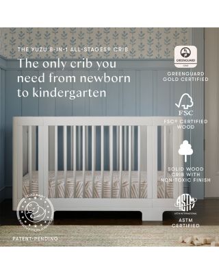 Yuzu 8 in 1 Convertible Crib with All Stages Conversion Kits