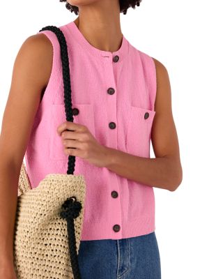 Boucl&amp;eacute; Textured Vest