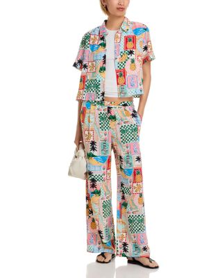 Postcard Wide Leg Pants - Exclusive