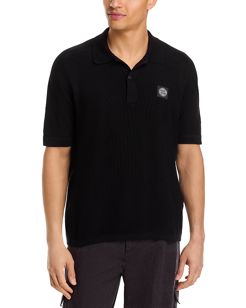 Shop Stone Island Maglia Short Sleeve Polo Sweater