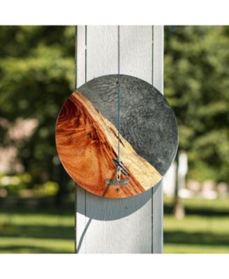 The River Epoxy Resin with Live Edge Acacia Wayfarer ART Hook & Ring Game