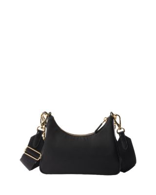 Re-Edition 2005 Re-Nylon and Saffiano Leather Bag with Charm