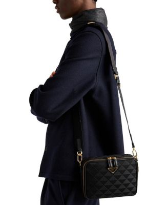 Brique Embroidered Fabric Bag