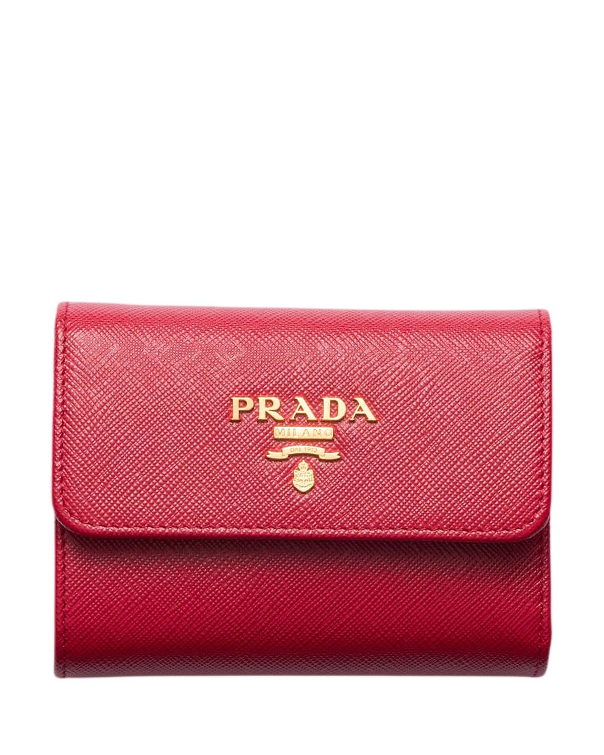 Prada Small Saffiano Leather Wallet