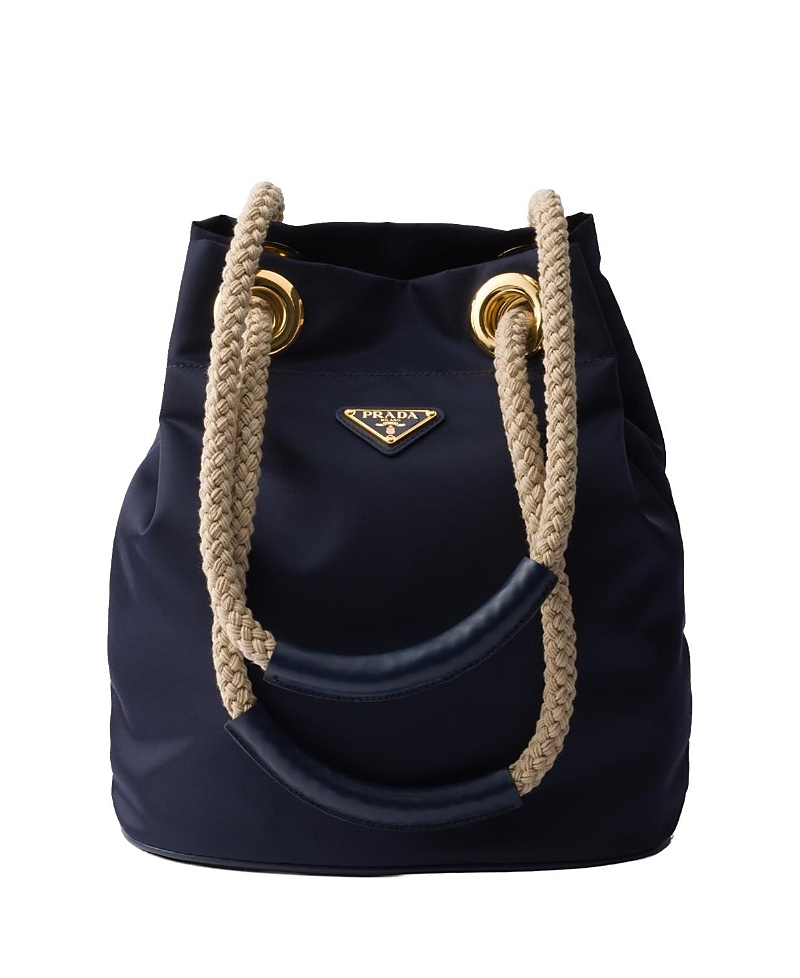 Prada Kleine Bucket Bag Aus Re-nylon