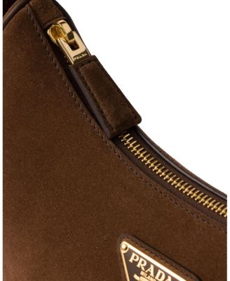 Arque Suede Shoulder Bag