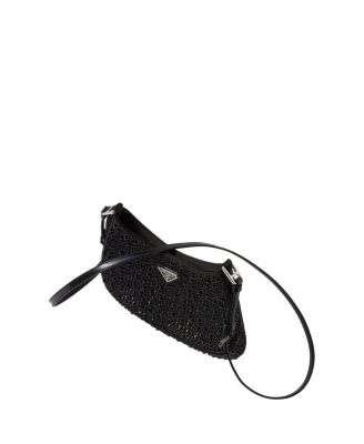 Cleo Satin Bag with Crystals