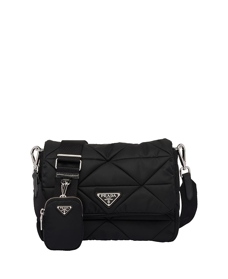 Shop Prada Padded Re-nylon Shoulder Bag
