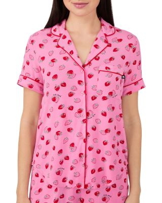 Short Sleeve Boxer Pajama Set