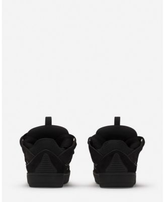  Unisex Curb Leather Sneakers