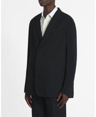  Loose-Fitting Wool Jacket